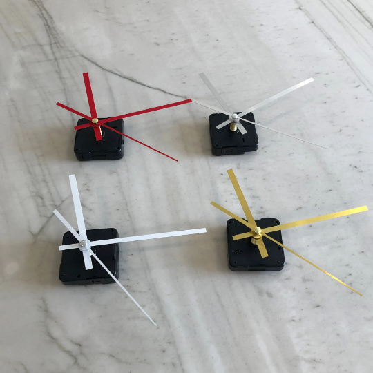 Wall Clock Mechanism - Quiet Quartz, and Easy to Instal DIY Movement, Continuous Movement Active