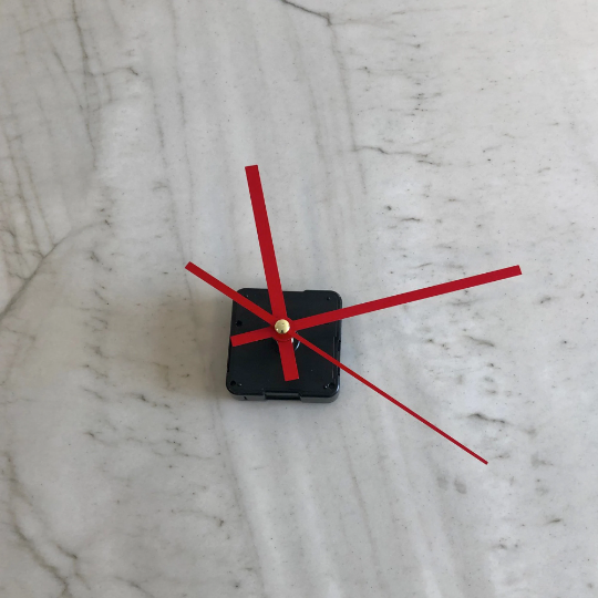 Wall Clock Mechanism - Quiet Quartz, and Easy to Instal DIY Movement, Continuous Movement Active