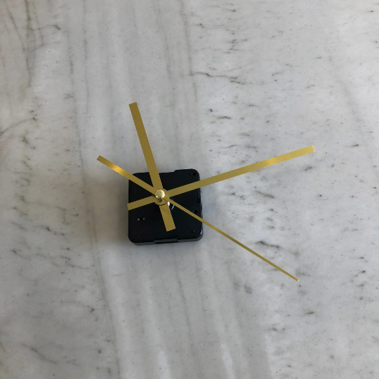 Wall Clock Mechanism - Quiet Quartz, and Easy to Instal DIY Movement, Continuous Movement Active