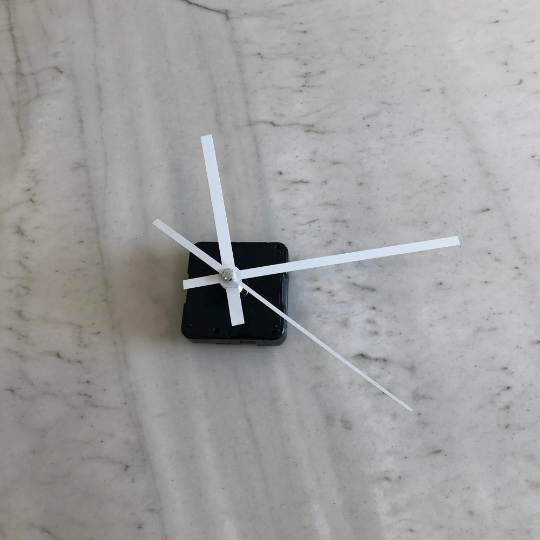 Wall Clock Mechanism - Quiet Quartz, and Easy to Instal DIY Movement, Continuous Movement Active