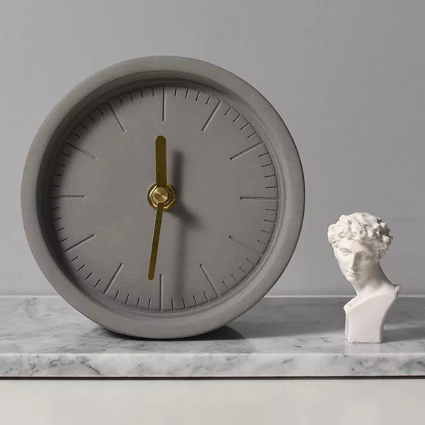 Concrete Desk Clocks for Home or Office