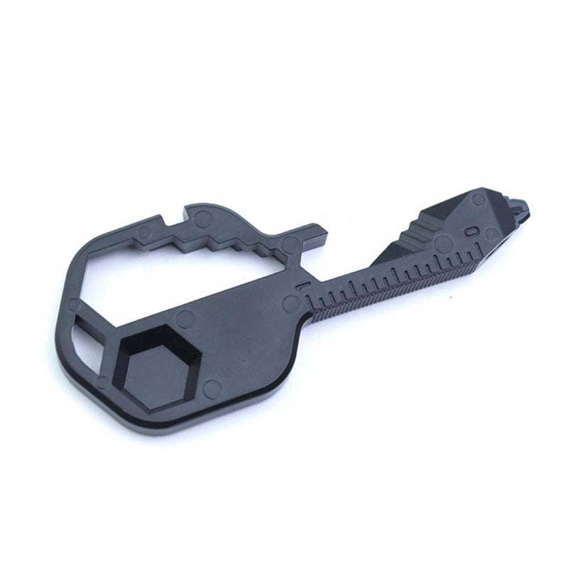 Stainless Steel Key Shaped Pocket Tool for Your Keychain (TSA Friendly)