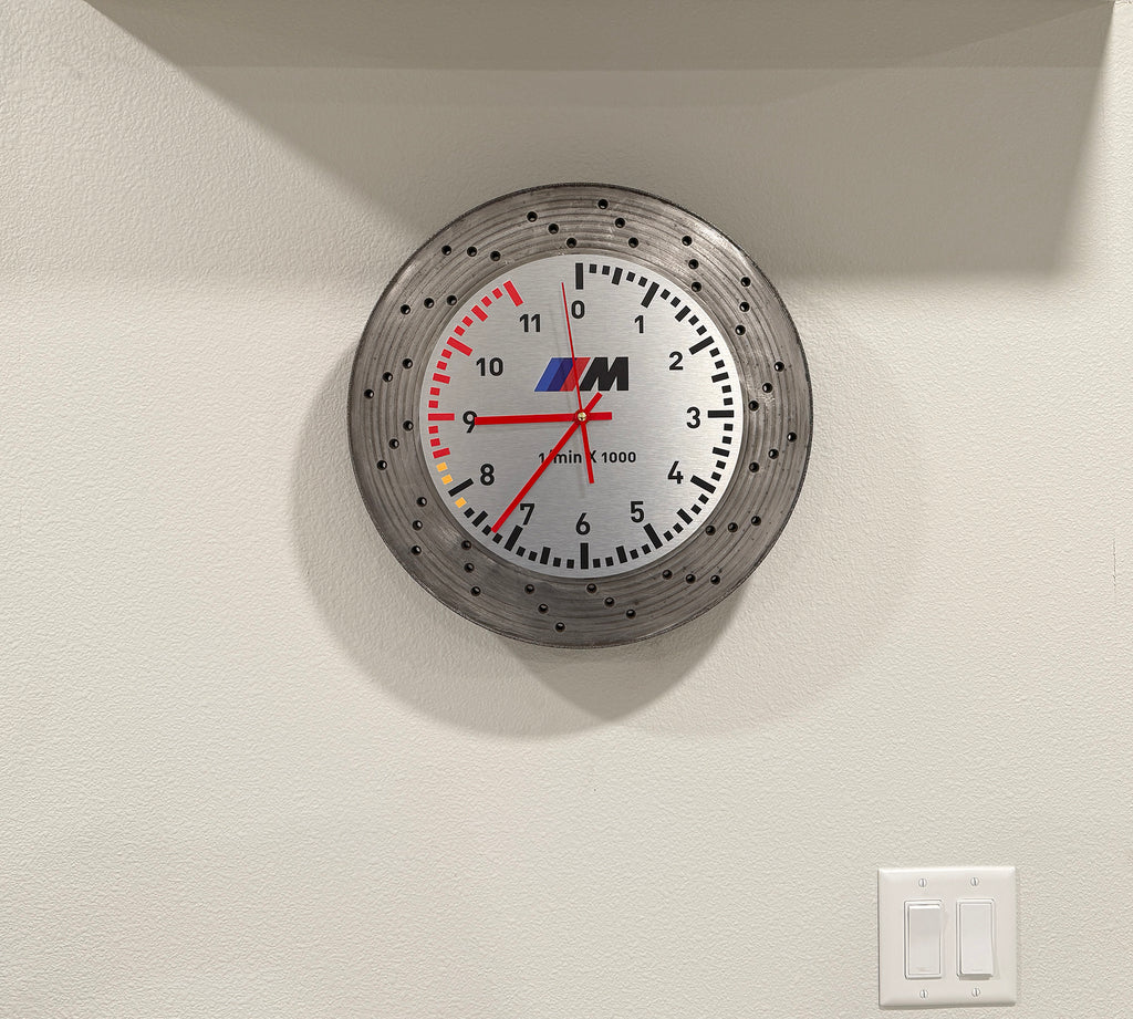 BMW M Inspired Brake Rotor Wall Clock – Gifts Amplified