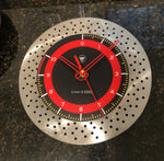 Unique Handcrafted Brake Rotor Wall Clock